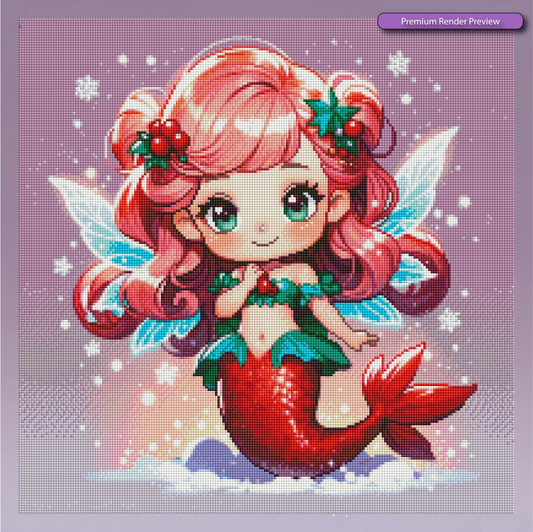 Fairy Mermaid Christmas - Premium Render