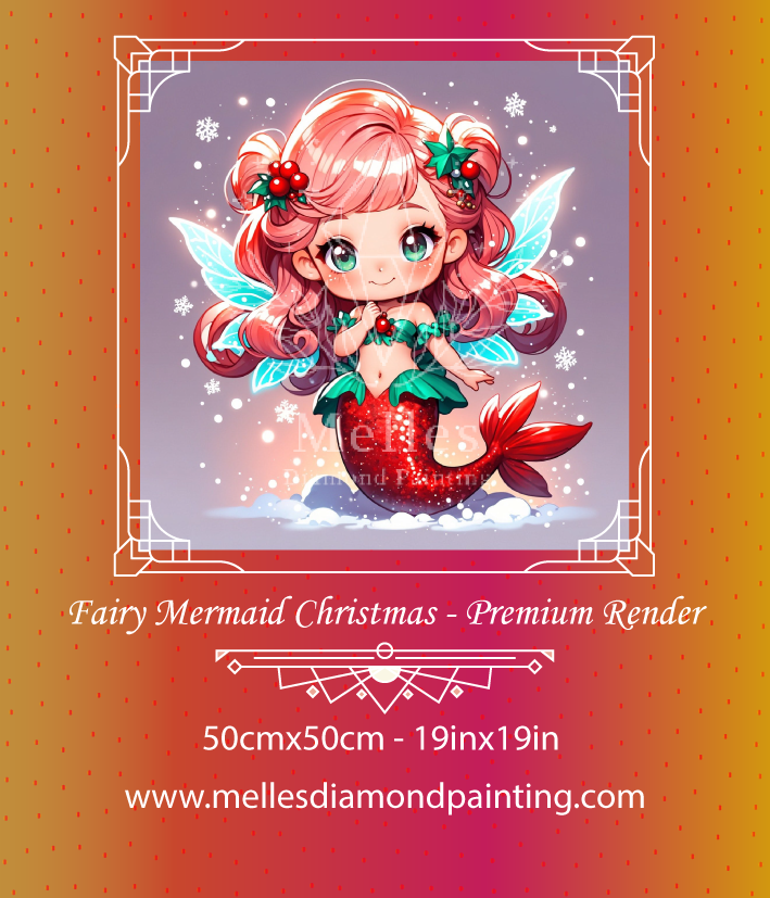 Fairy Mermaid Christmas - Premium Render