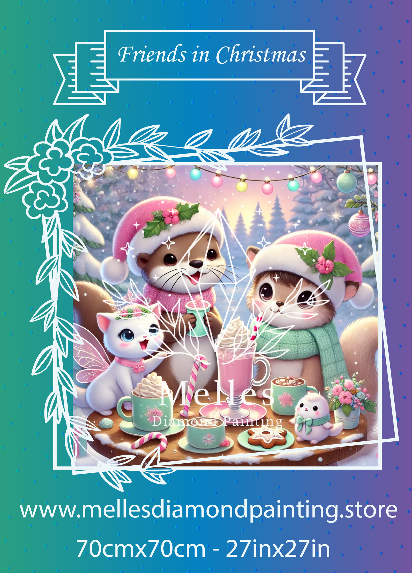 Friends in Christmas - Premium Render (Budget Bliss)