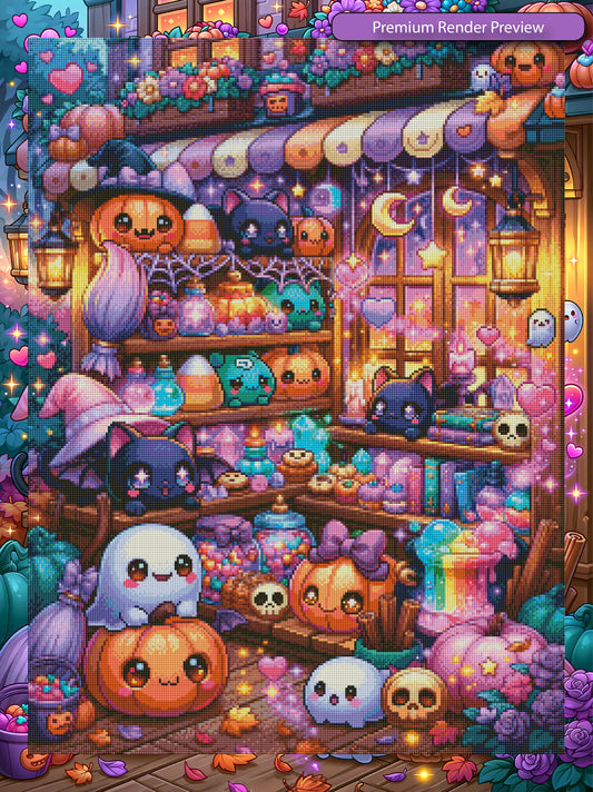 Halloween Corner - Premium Render