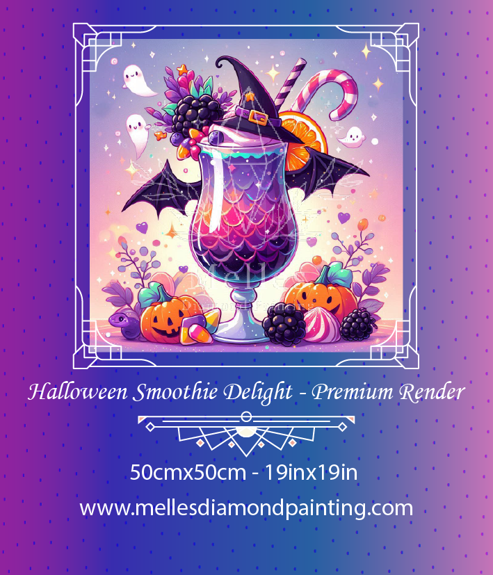 Halloween Smoothie Delight - Premium Render (Budget Bliss)