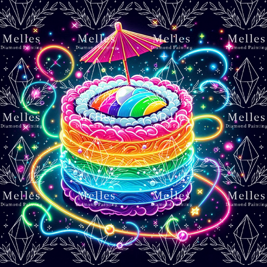 Mini Neon Rainbow Sushi Kit - Premium Render