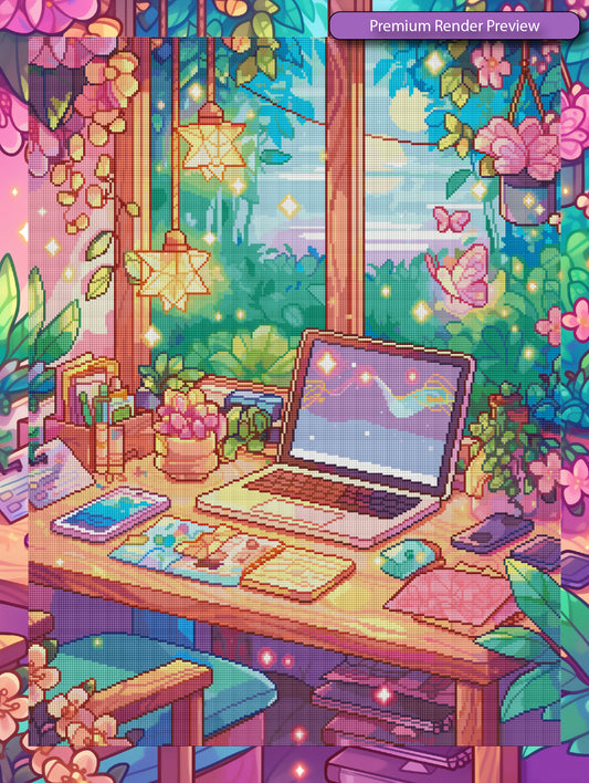 Obsidian Bloom - Premium Render