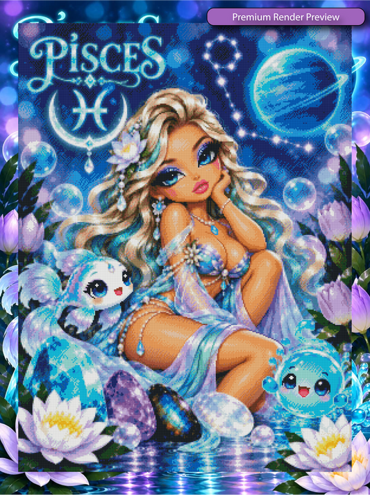 Pisces - Ralene Zodiac - Premium Render