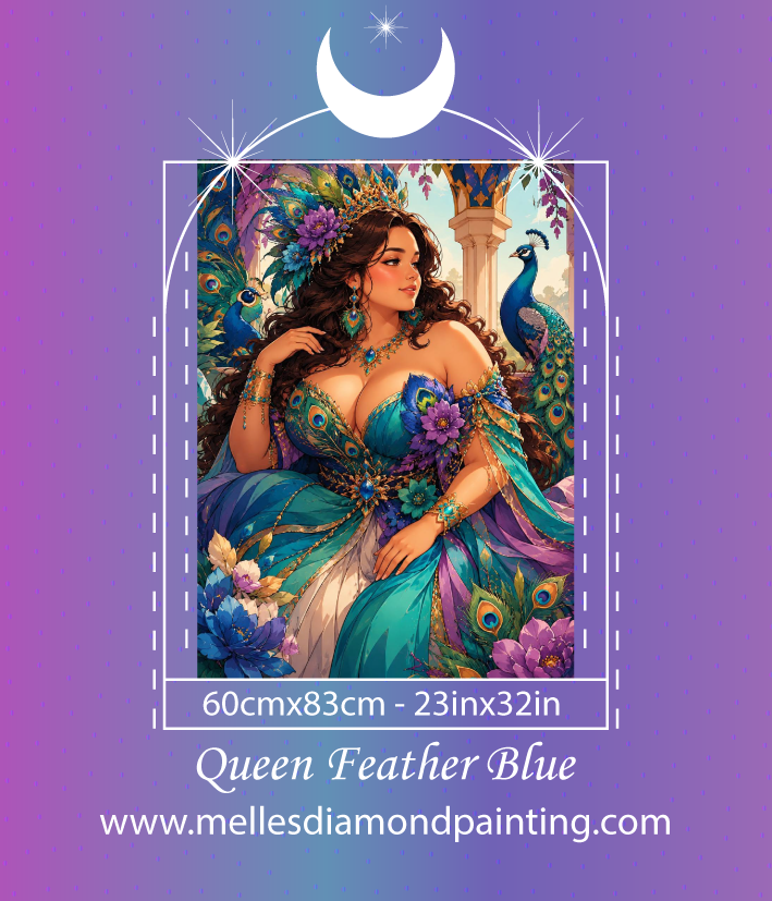 Queen Feather Blue