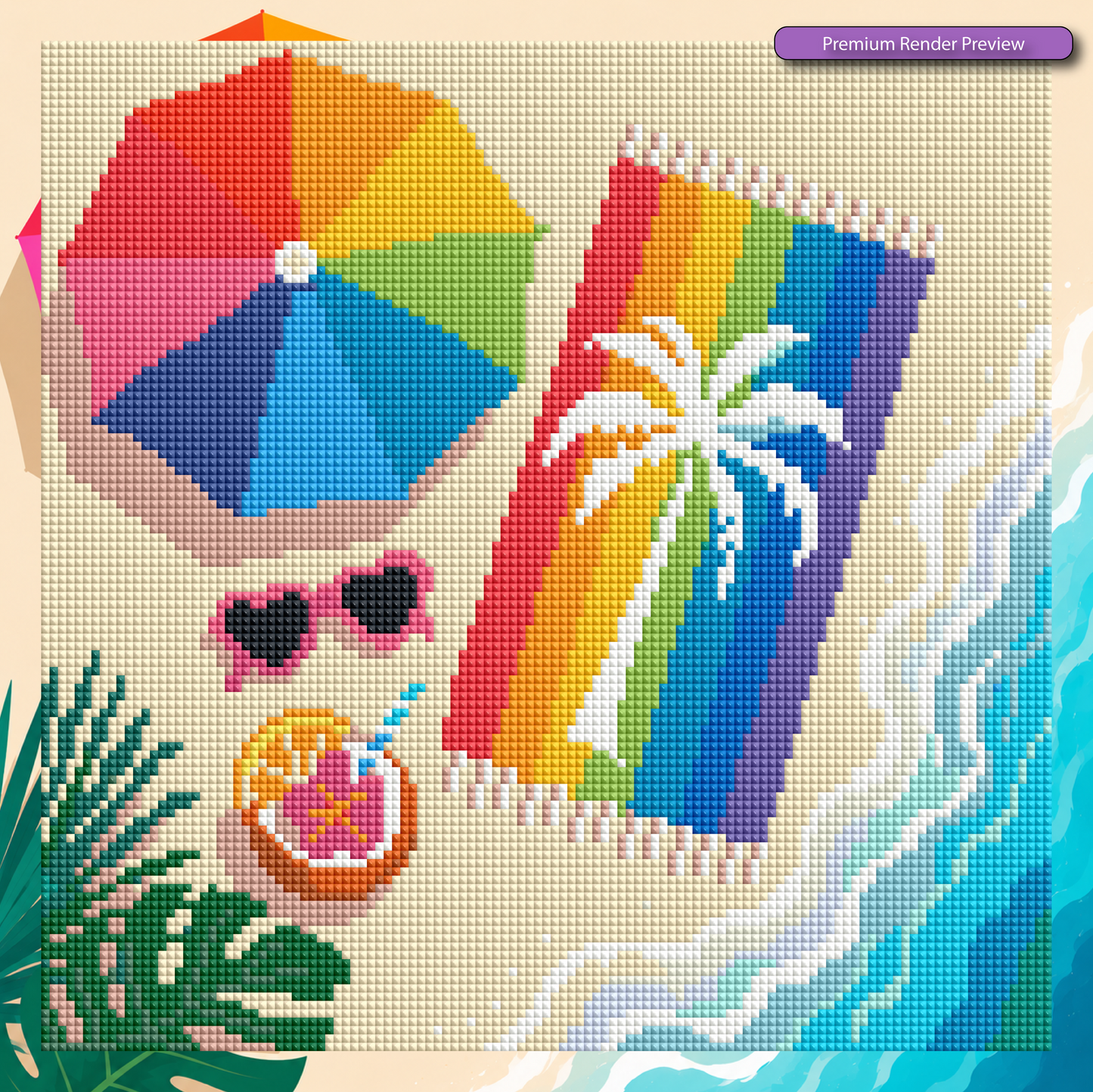 Mini Summer Beach Breeze - Full Galaxy Dust Kit