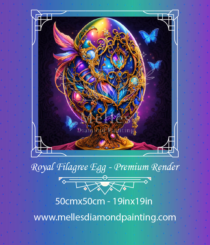 Royal Filagree Egg - Premium Render