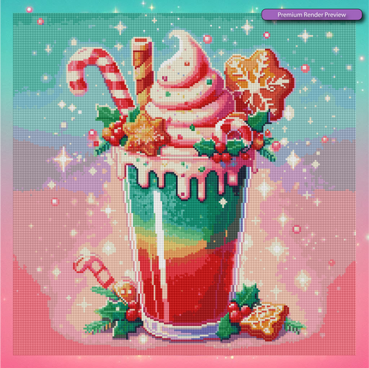The Christmas Smoothie Delight - Premium Render