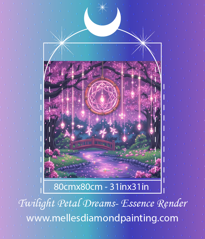 夕暮れの花びらの夢