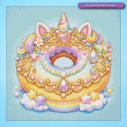 Unicorn Donut