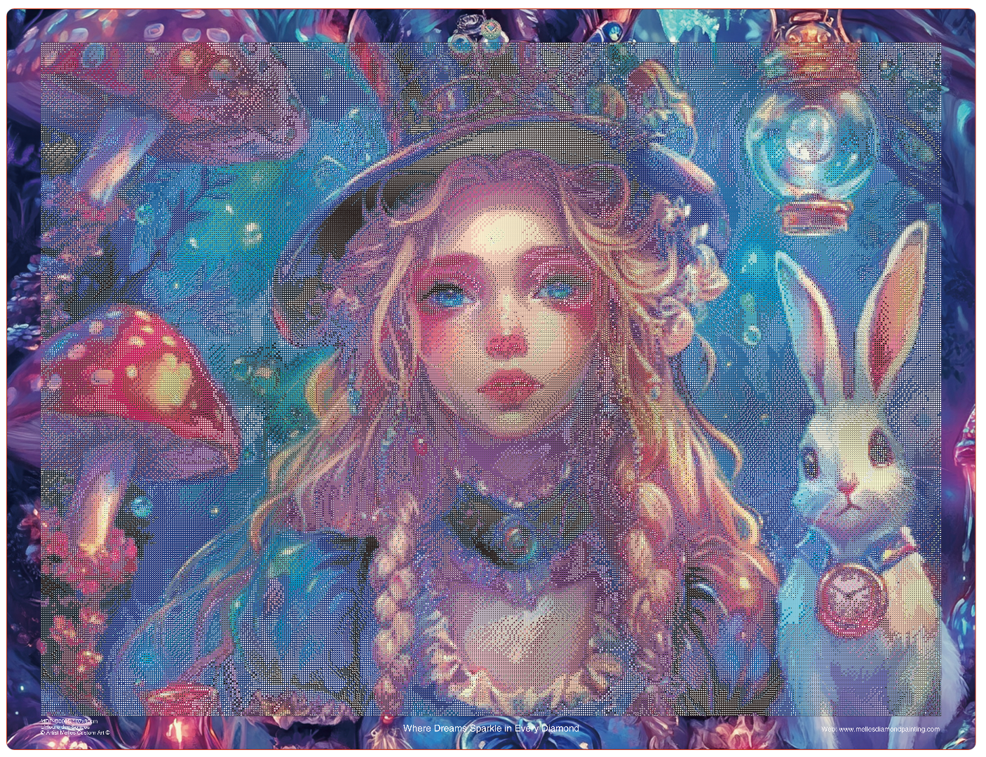 Custom Made Diamond Painting - Diferent Side Sizes (Full Printed Edges)