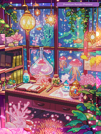 Alchemy Study Art - Premium Render