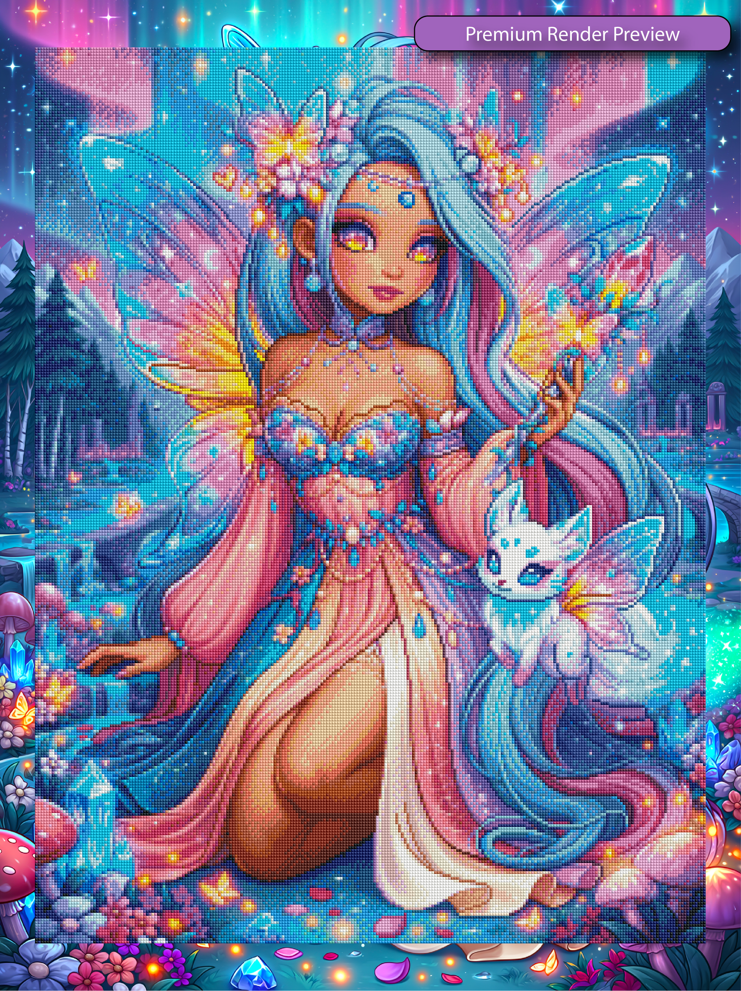 Aurora Borealis Muse - Premium Render