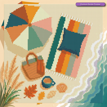 Mini Summer Beach Breeze - Full Galaxy Dust Kit