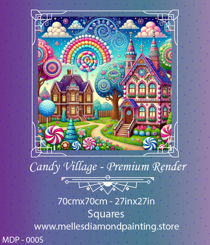 Candy Village - Premium Render (Budget Bliss)