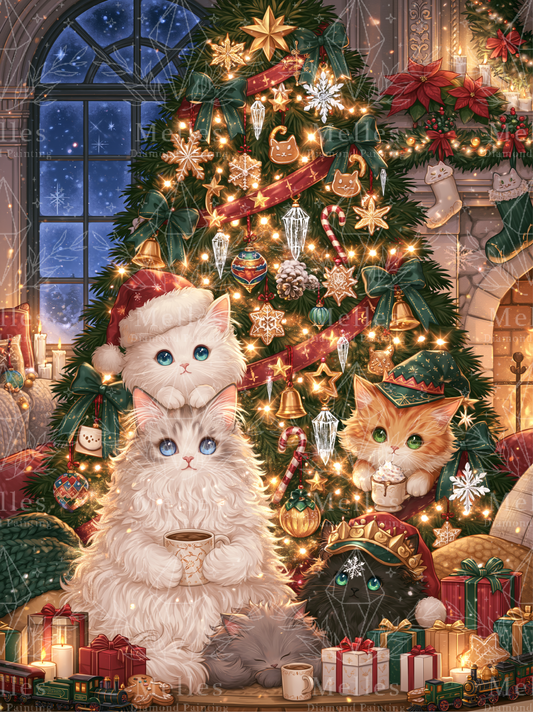 Cats and Christmas - Premium Render