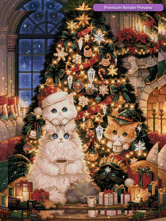 Cats and Christmas - Premium Render