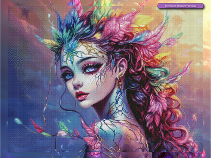 Celestial Bloom - Premium Render (Budget Bliss)