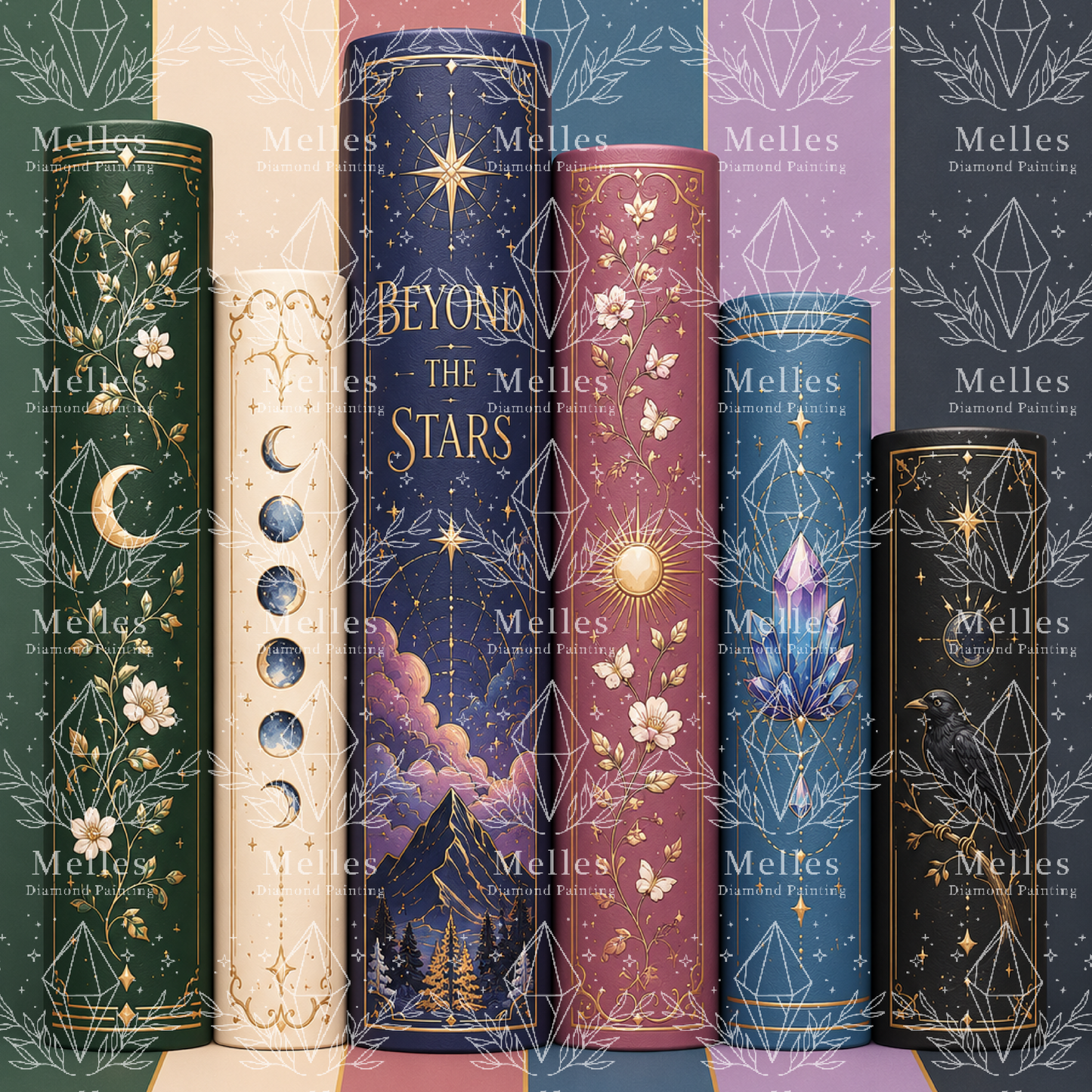 Celestial Book Collection - Premium Render