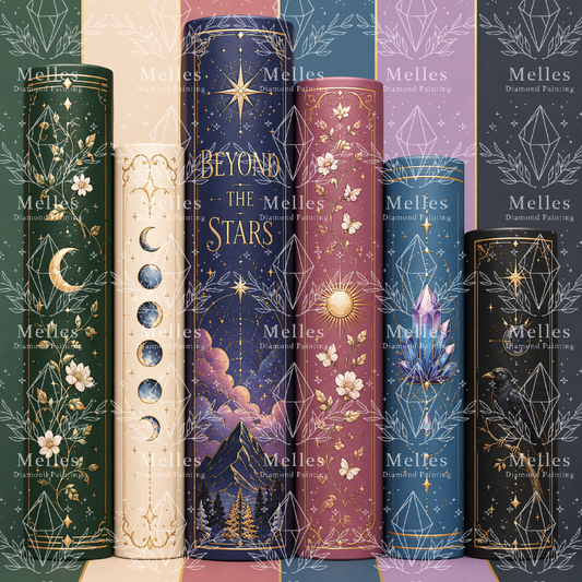 Celestial Book Collection - Premium Render