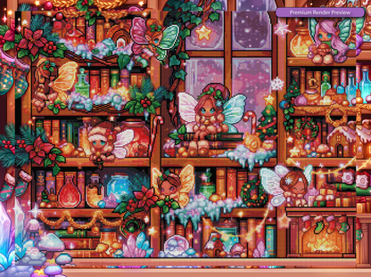 Christmas Magic Corner - Full Galaxy Dust