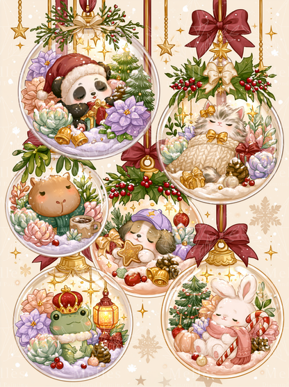 Christmas in a Pastel Bubble - Premium Render