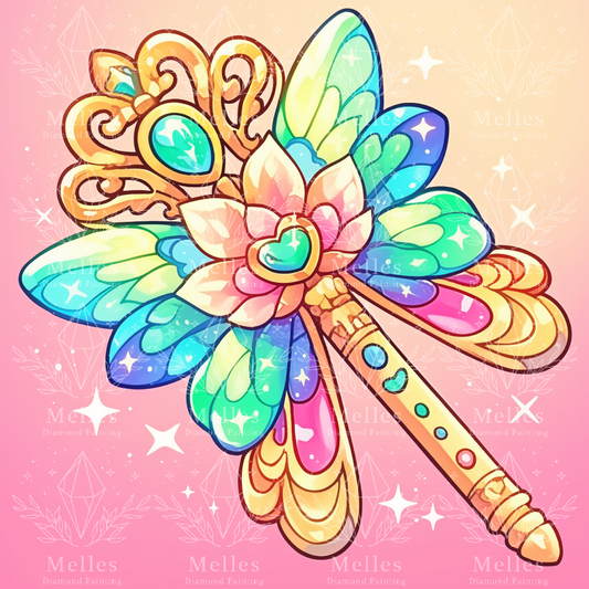 Crystal Butterfly Wand