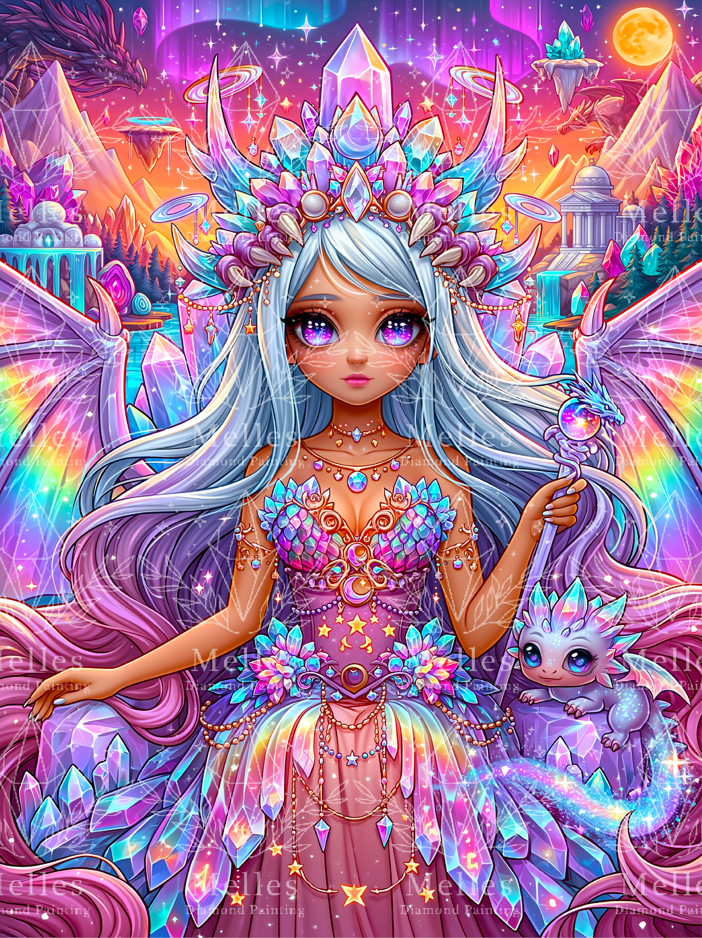 Crystal Dragon Queen - Full Galaxy Dust