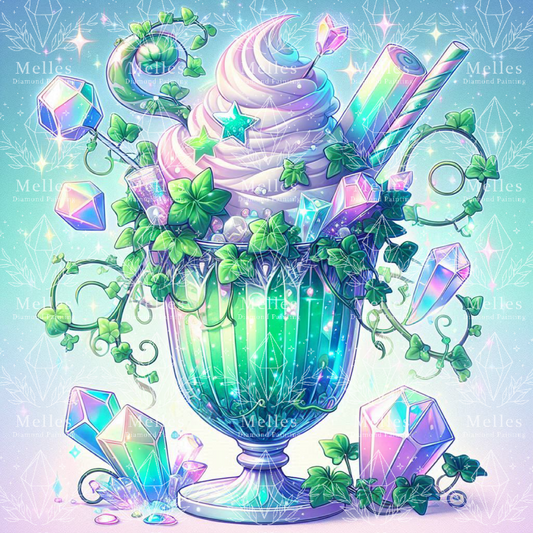 Crystal Smoothie Delight - Premium Render