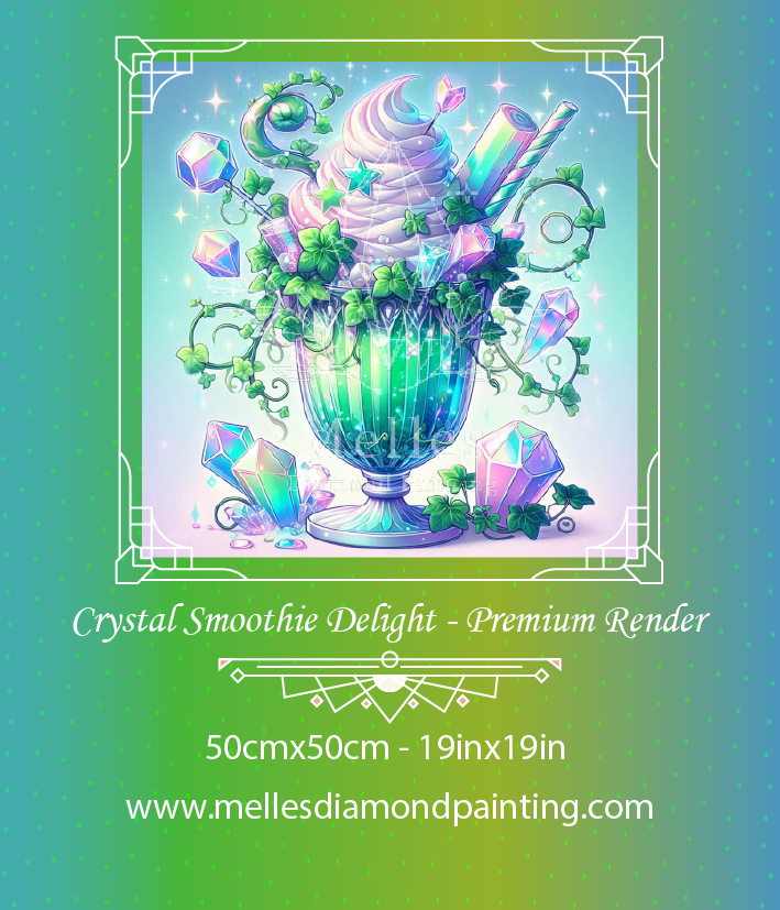 Crystal Smoothie Delight - Premium Render