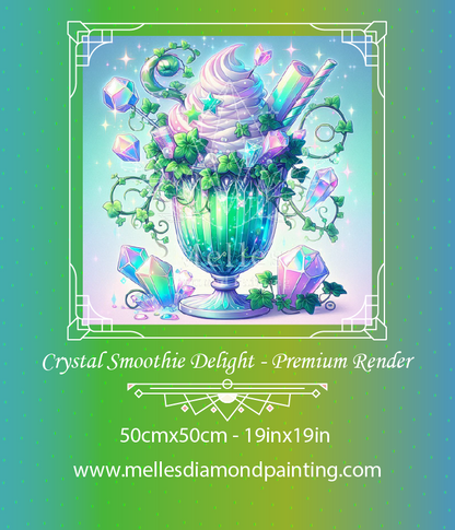 Crystal Smoothie Delight - Premium Render
