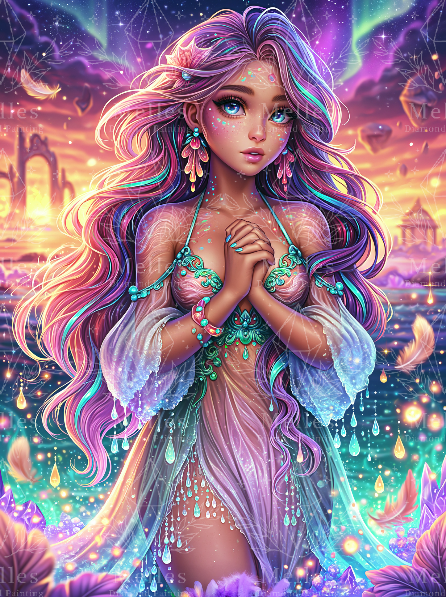 Divine Water Muse - Premium Render