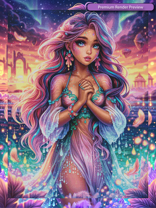 Divine Water Muse - Premium Render