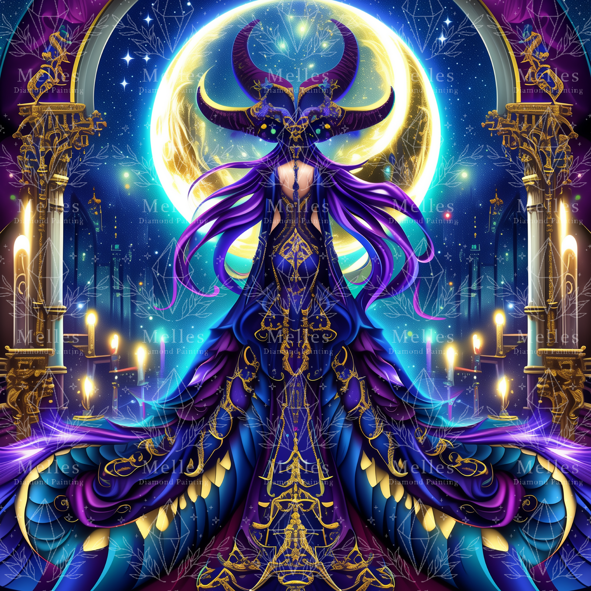 Dragon Moon Guardian  - Full Galaxy Dust