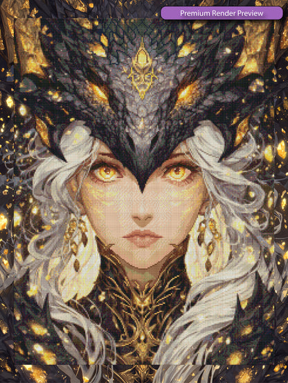 Dragon Queen Warrior - Premium Render