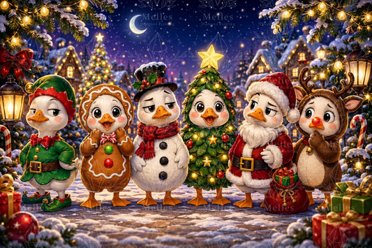 Duckies Christmas - Premium Render