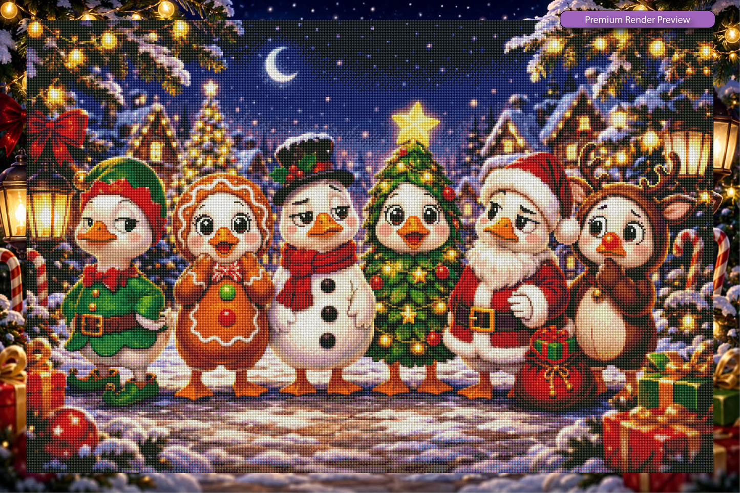 Duckies Christmas - Premium Render