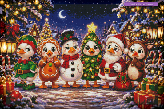 Duckies Christmas - Premium Render
