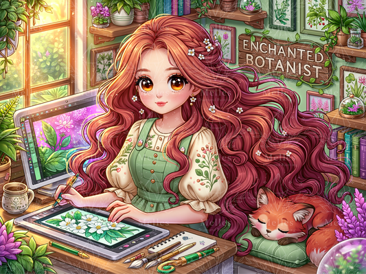 Enchanted Botanist - Premium Render