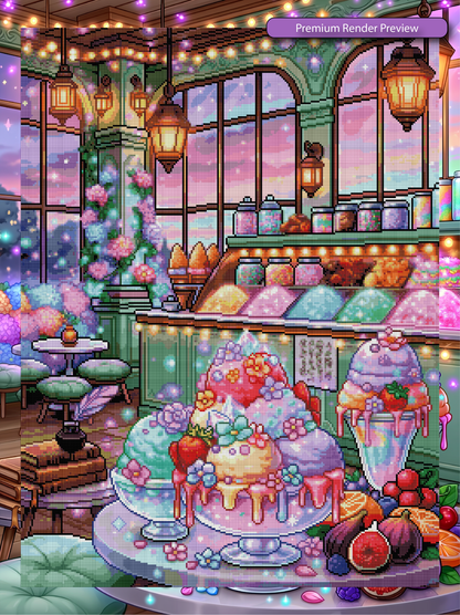 Enchanted Ice Cream Shop - Full Galaxy Dust