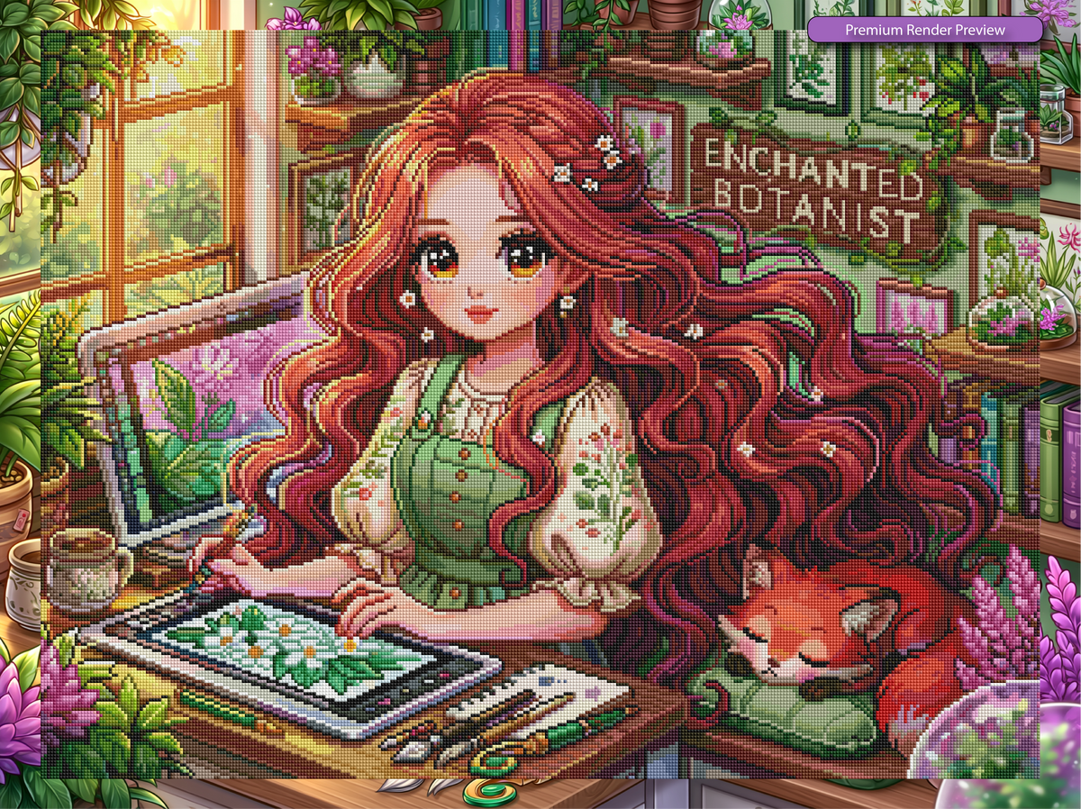 Enchanted Botanist - Premium Render