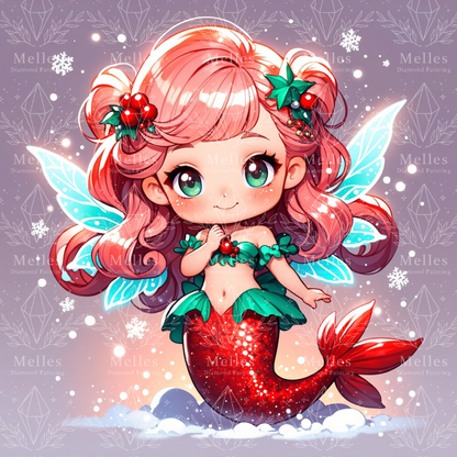 Fairy Mermaid Christmas - Premium Render