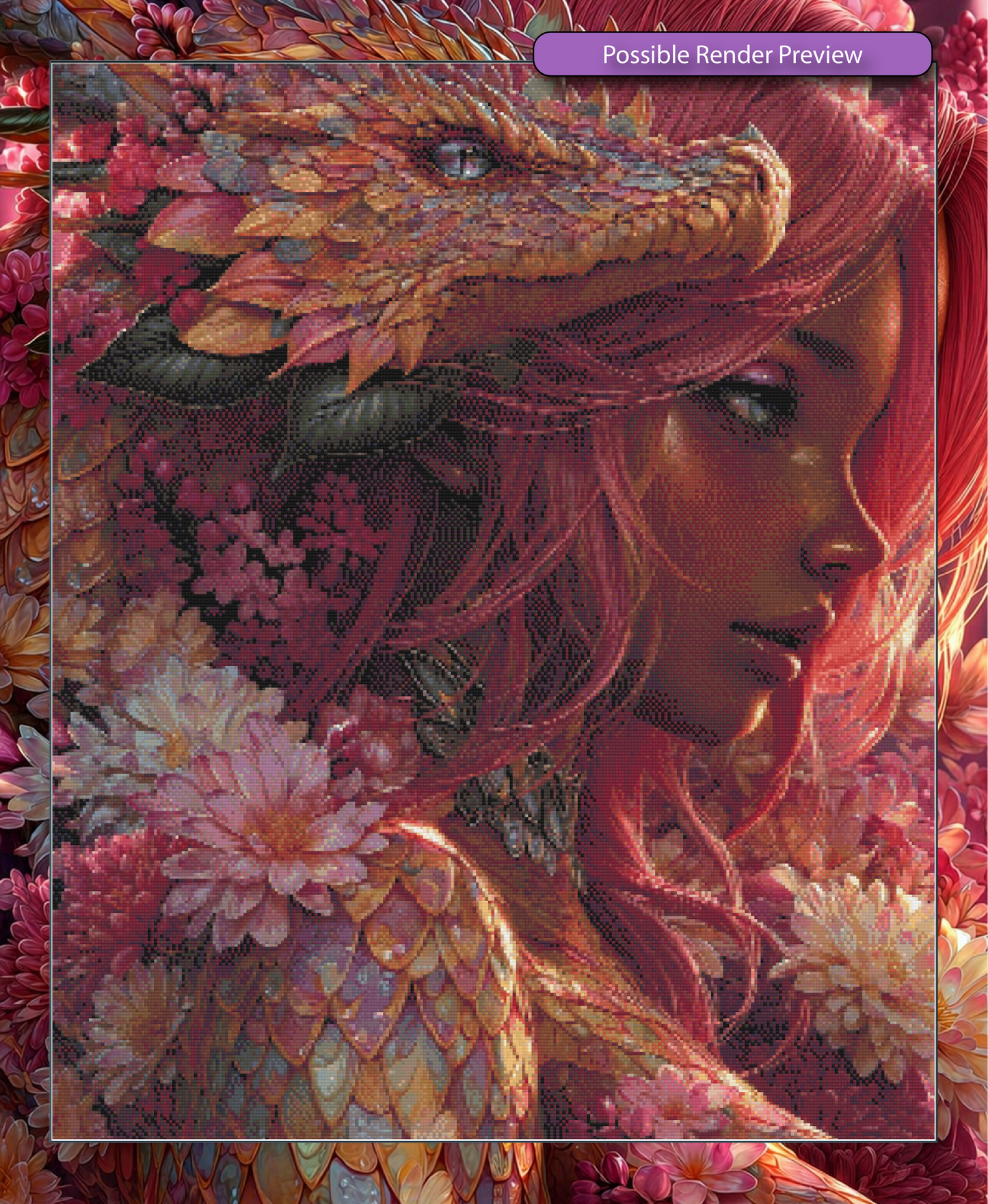 Flower Dragon Guardian