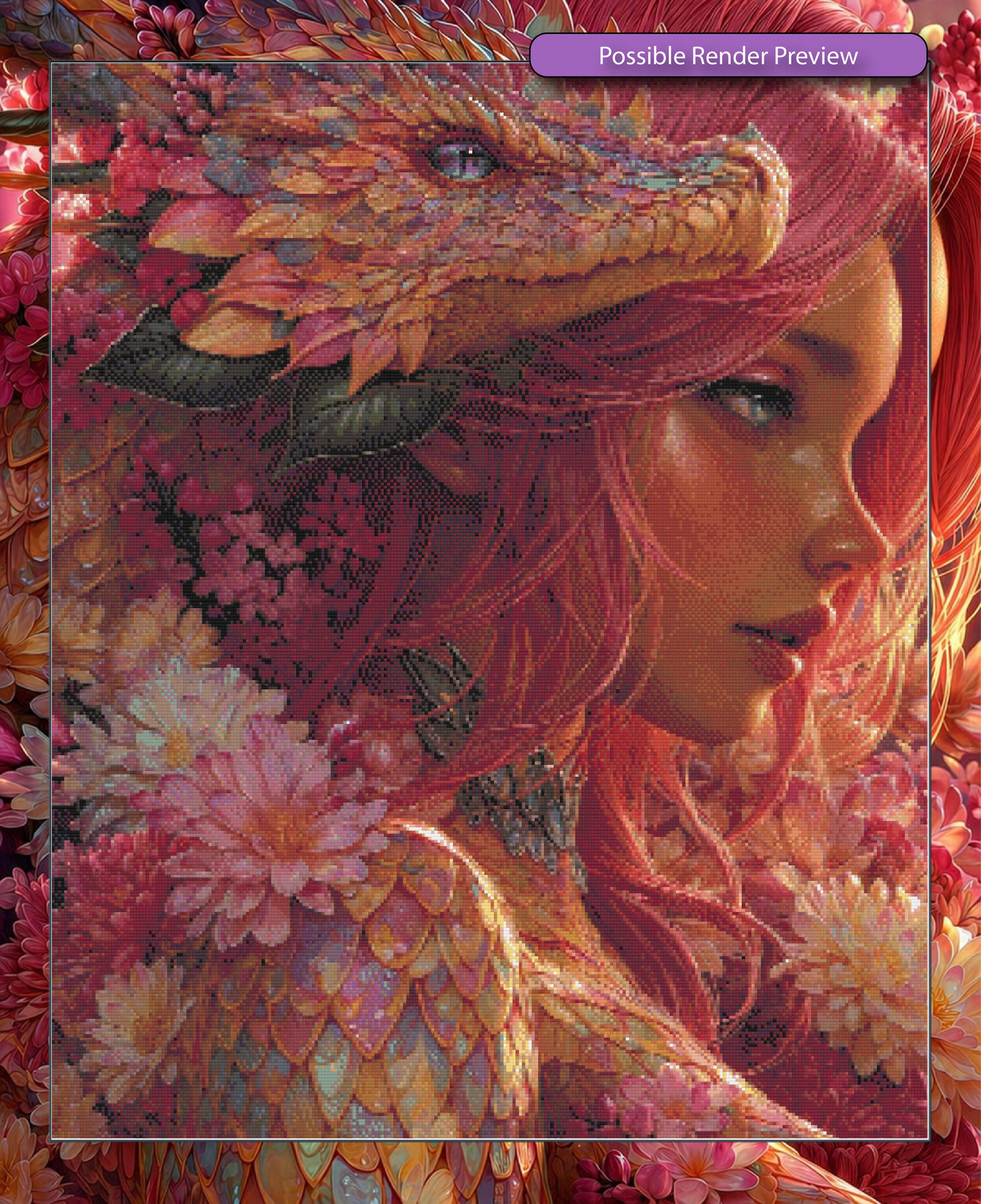 Flower Dragon Guardian