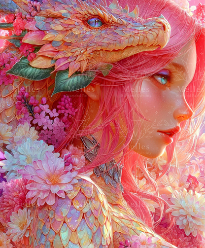 Flower Dragon Guardian