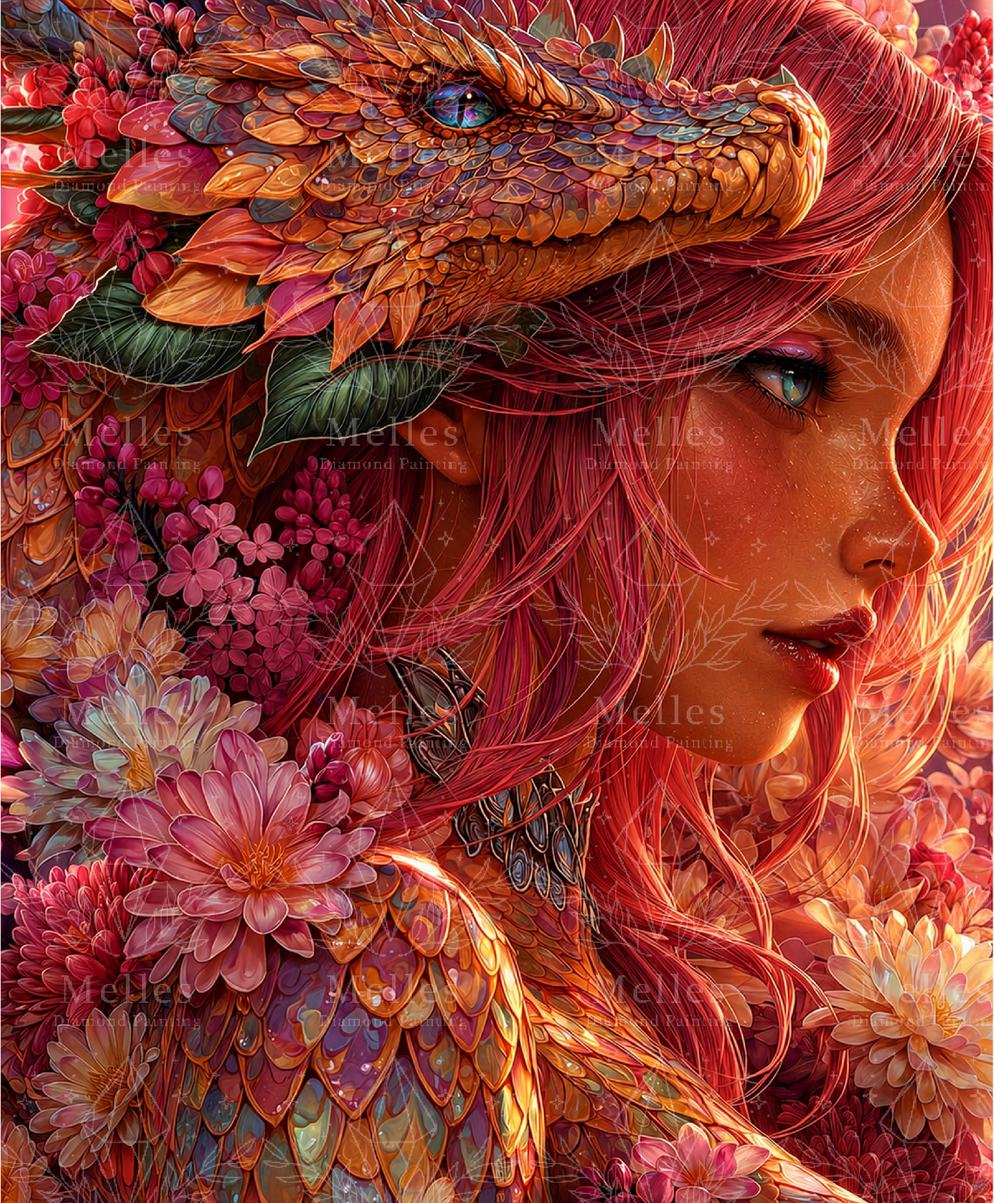 Flower Dragon Guardian