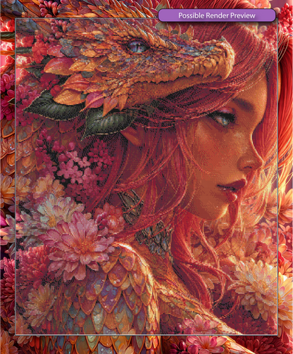 Flower Dragon Guardian