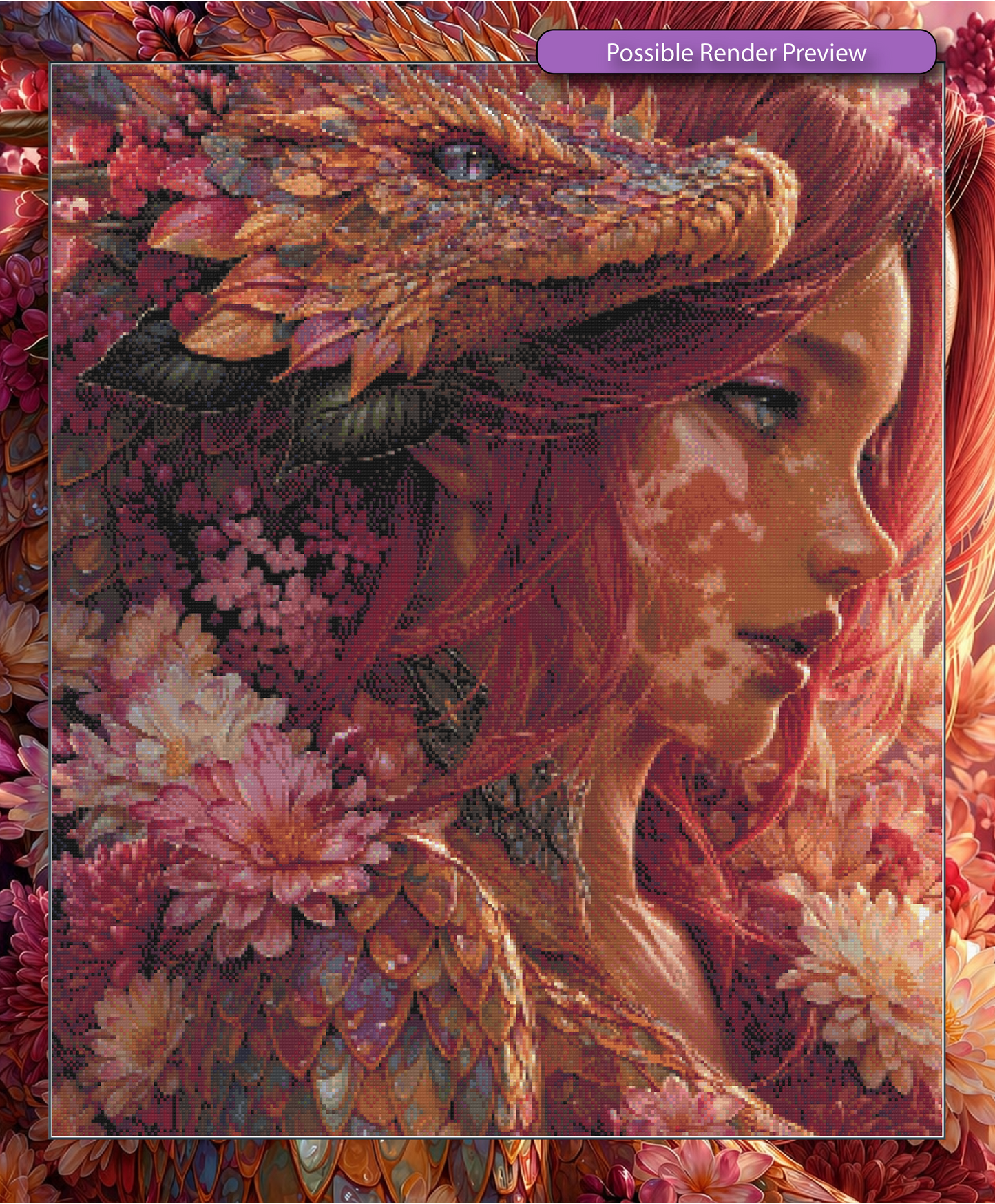 Flower Dragon Guardian