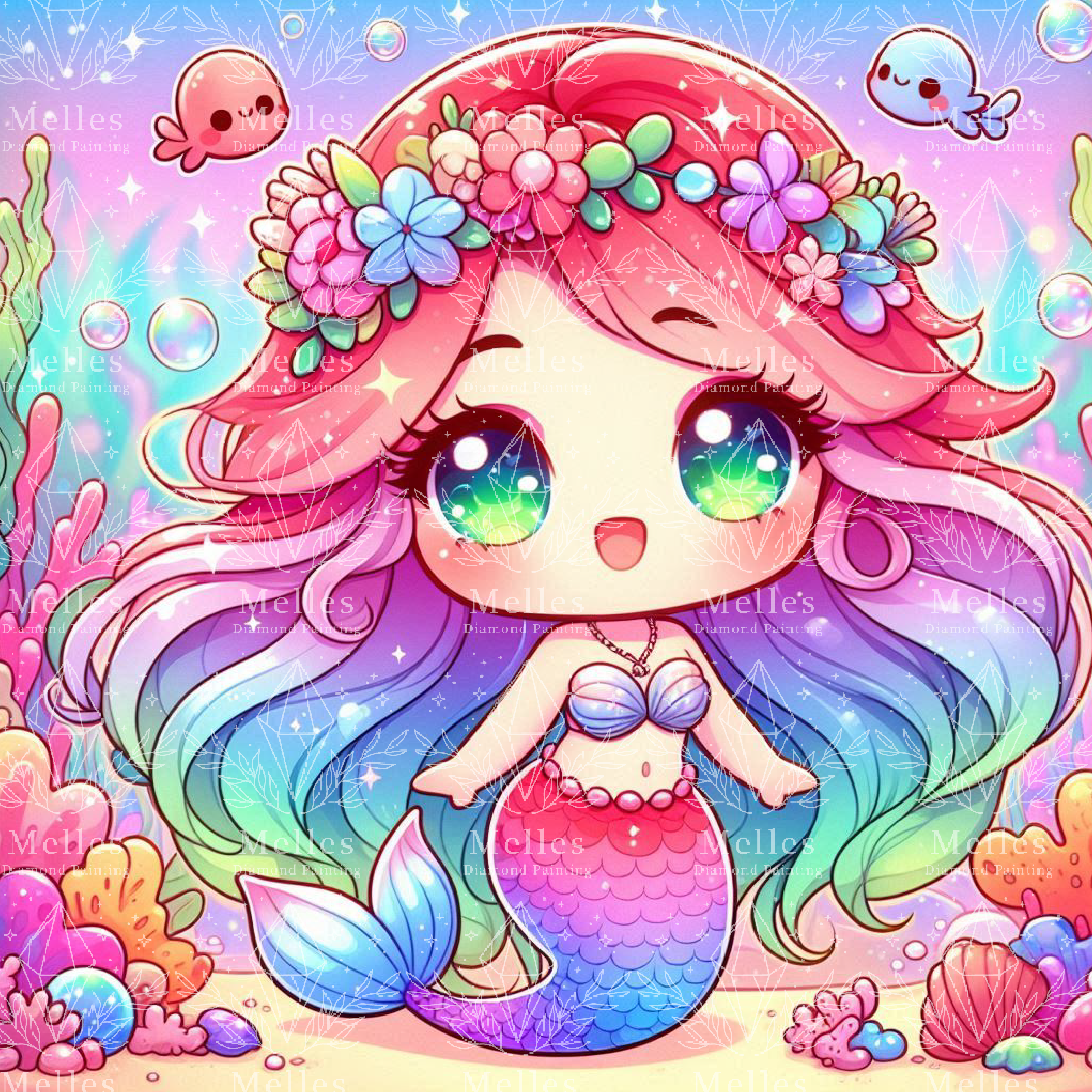 Fluffy Shellina – Melles Diamond Painting