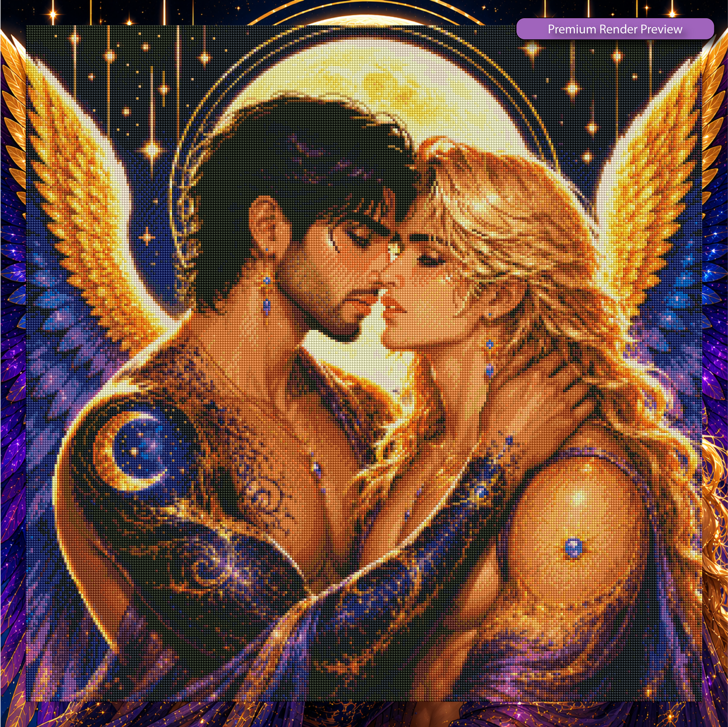 Galaxy Wing Love - Premium Render